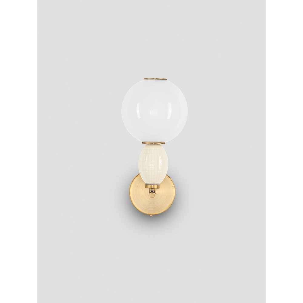 Wandleuchte Obrie Gold mit Weiß Lyora 5212017484215