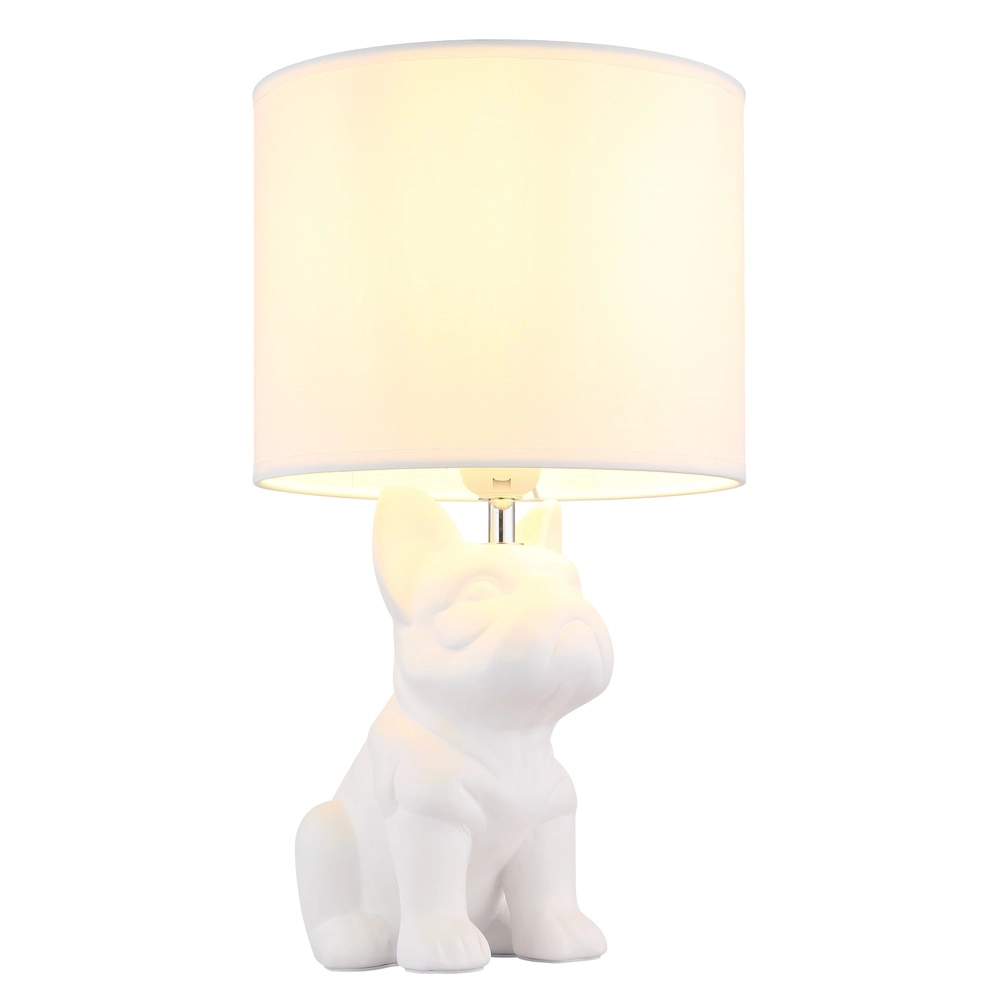 Tischlampe Dogo Hund White mit Mütze Globo 9007371569687