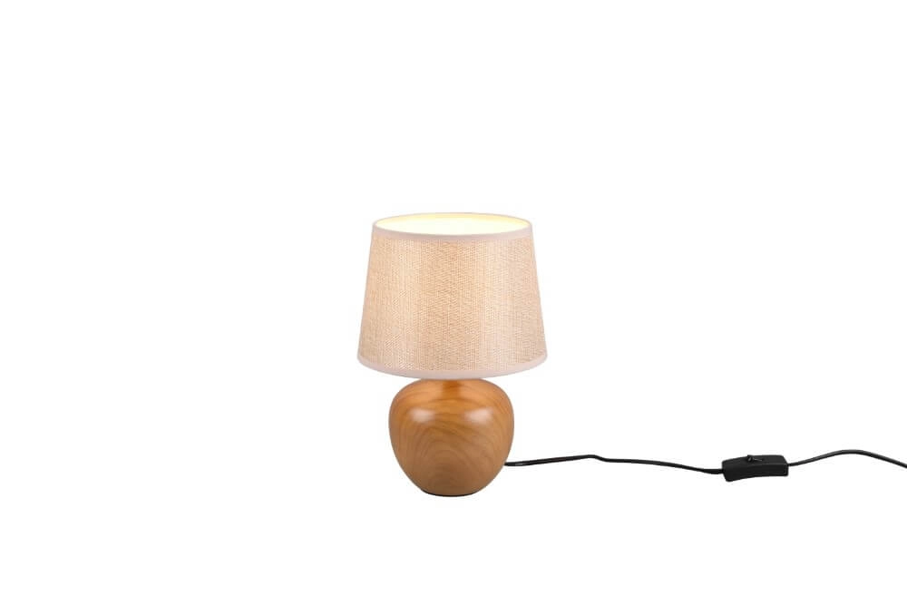 Tischlampe aus Holz Luxor Trio 4017807524345