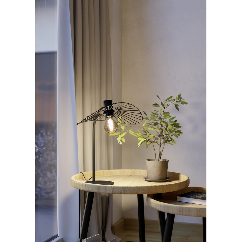 Design-Tischlampe Arroturas Schwarz