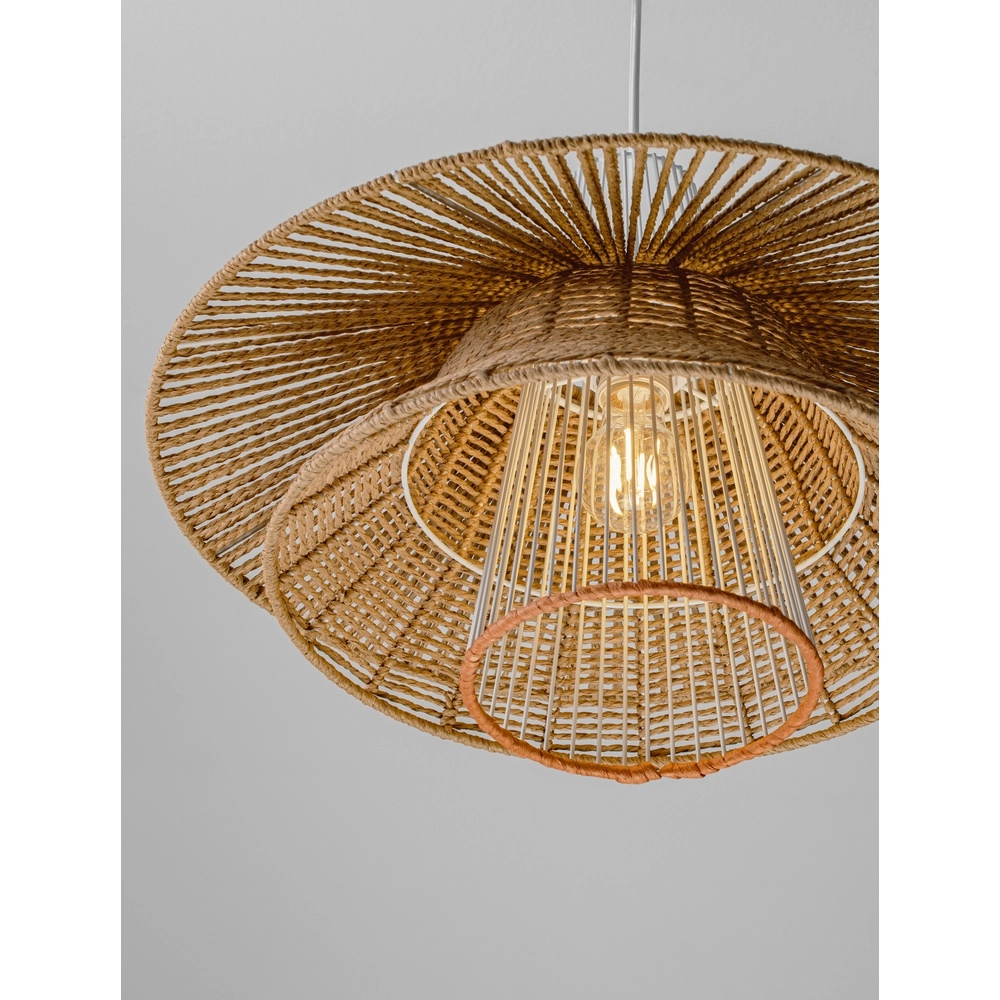 Rattan Pendelleuchte Kao Ø 50cm Lyora 5212017477279