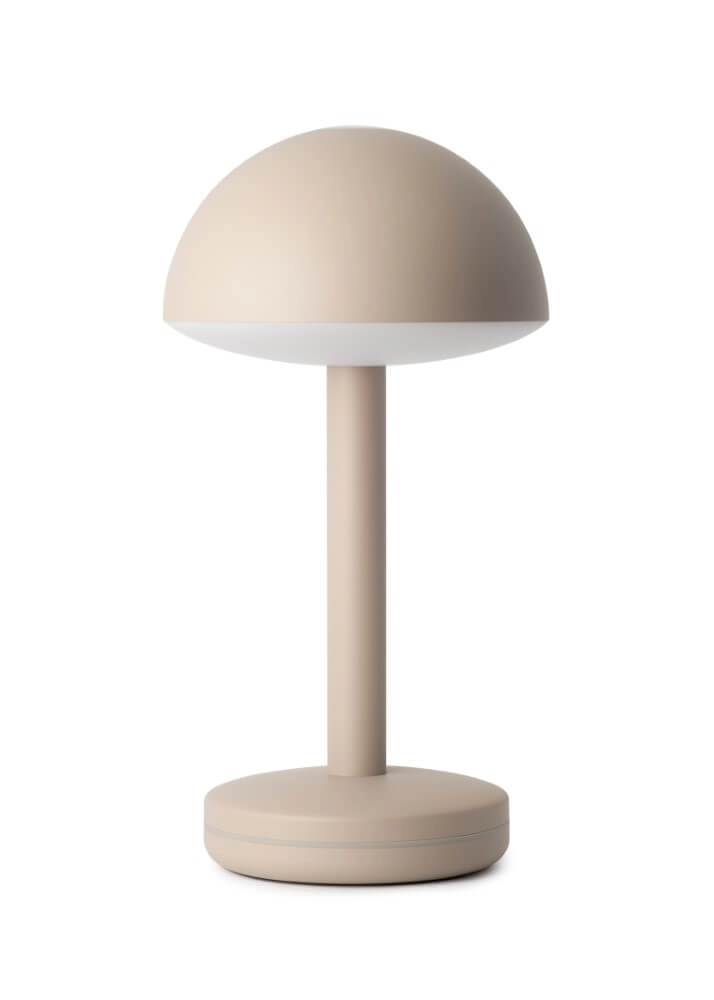 Wiederaufladbare Tischlampe Bug Beige