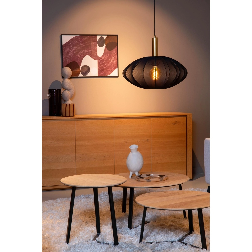 Pendellampe Corina schwarze Ø 50cm Lucide 5411212032003