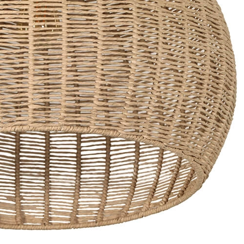 Hängelampe aus Rattan Janne Ø 54cm Trio 4017807617634