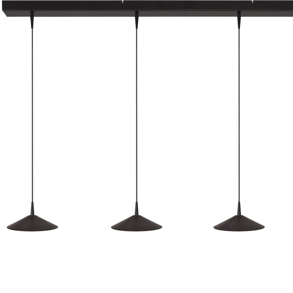4-Licht Pendellampe Ceppo schwarze Ø 18 cm Masterlight 8718121352060