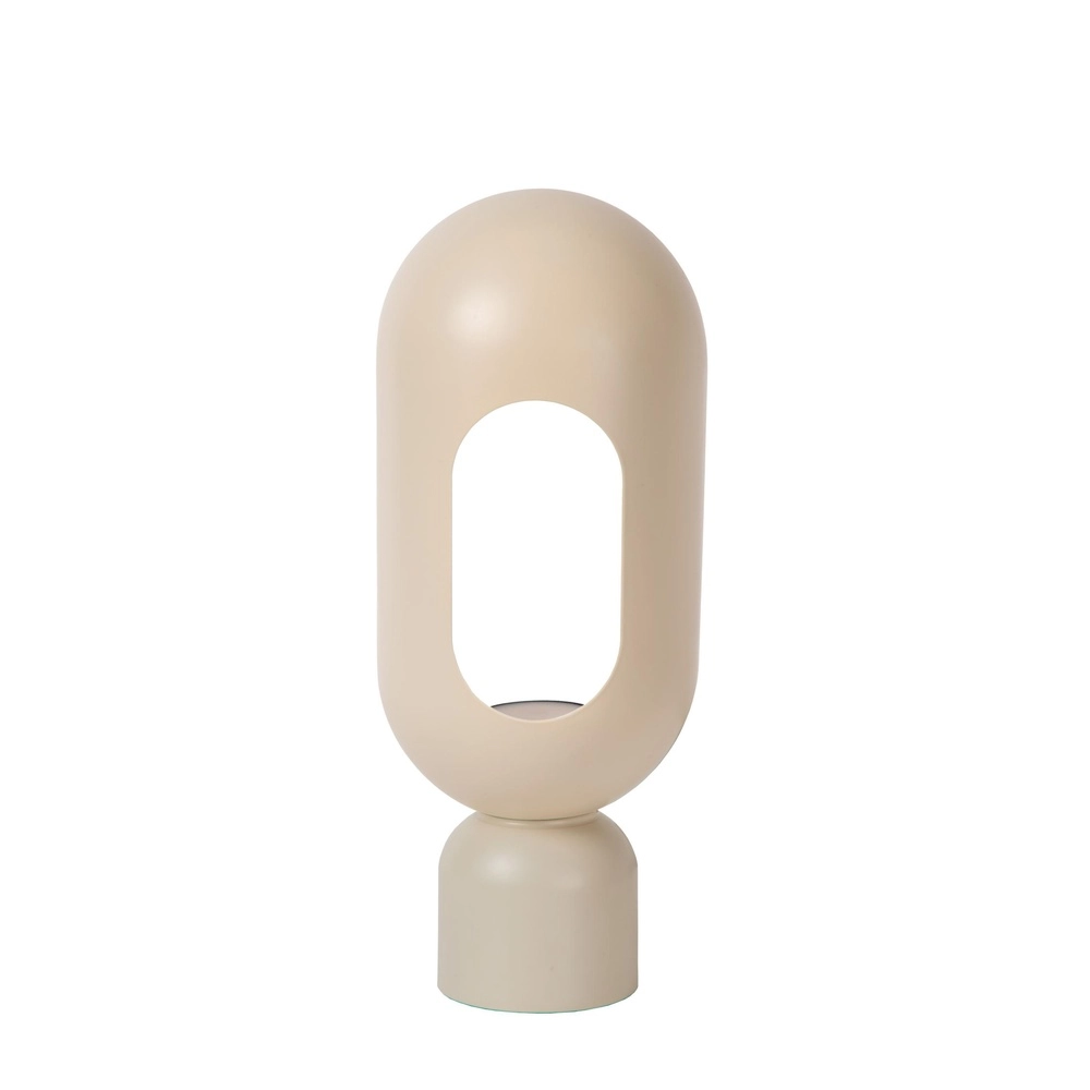 Tischlampe Barris taupe