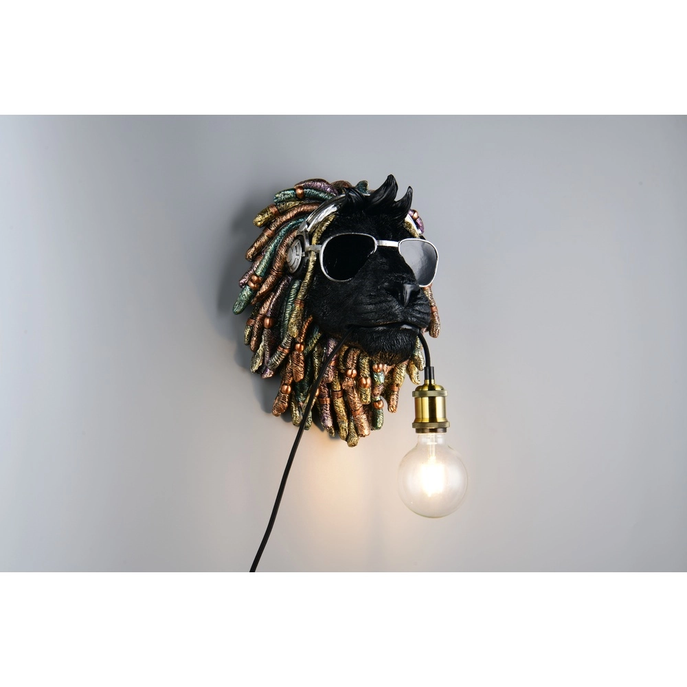 Wandleuchte Leo schwarz Trio 4017807677911