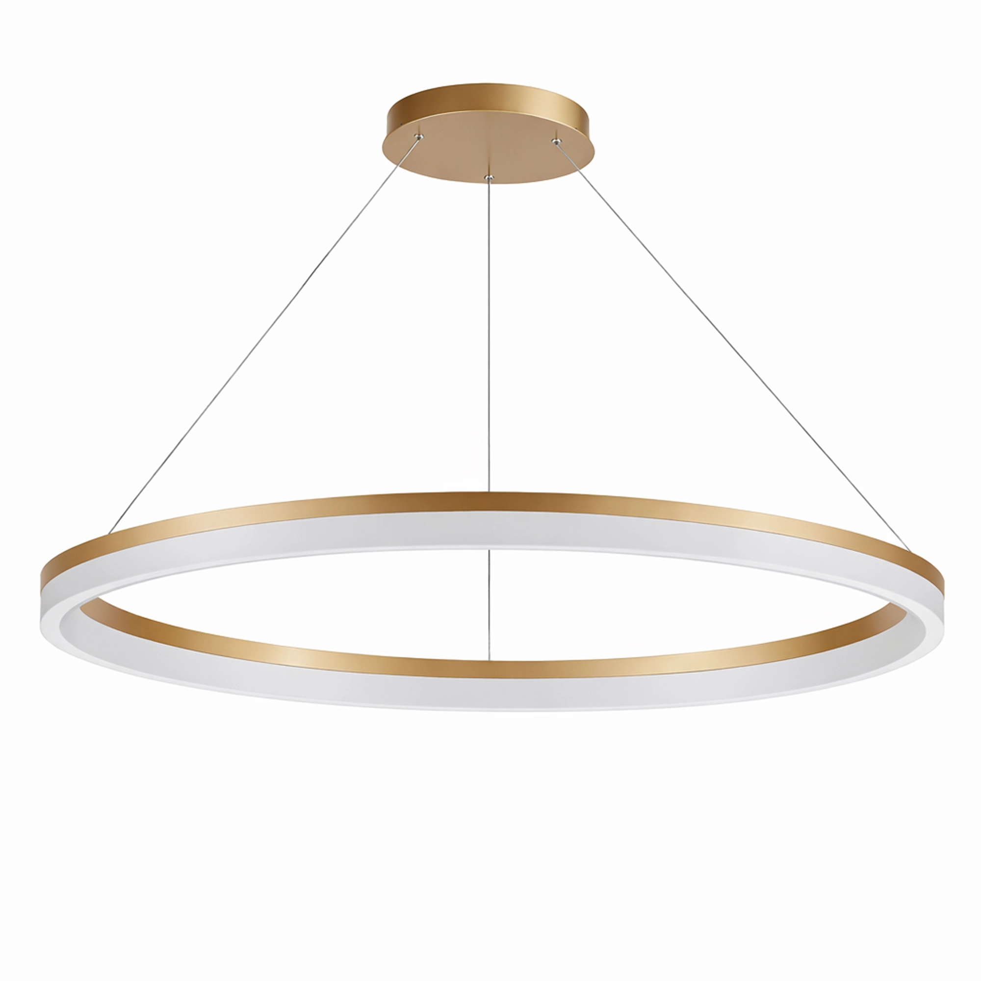Elegante Pendellampe Ara Ø 150cm Gold Lyora 5053423316062