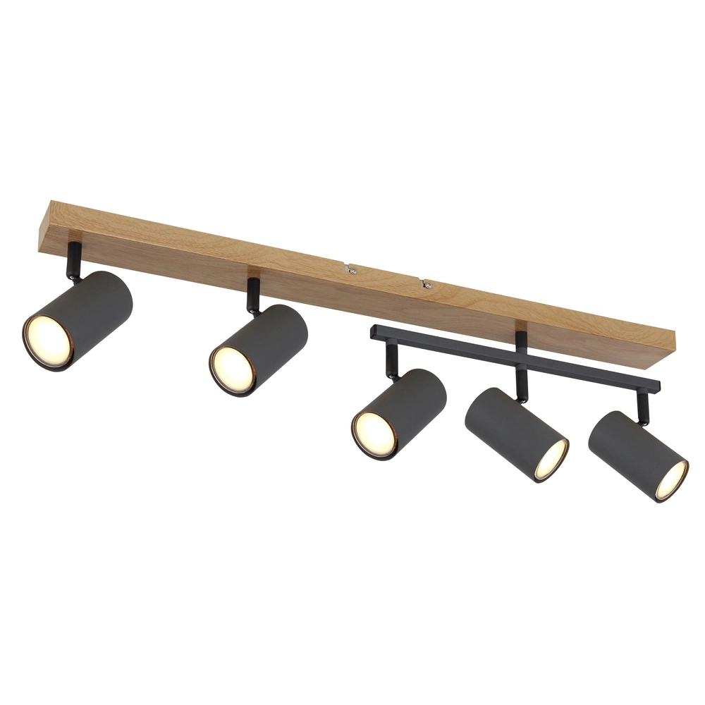 Deckenlampe 5-Leuchten Robby Holz