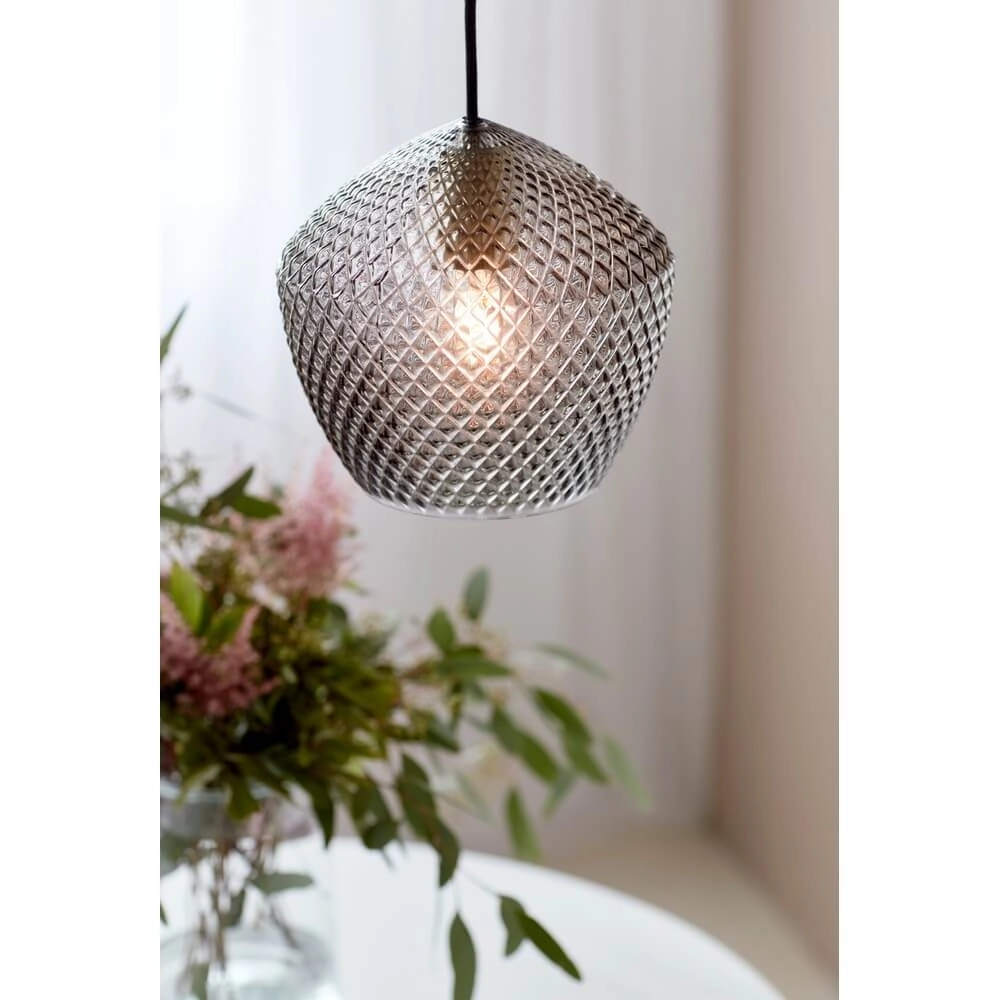 Deckenlampe Orbiform Messing mit Rauchglas Nordlux 5704924001536