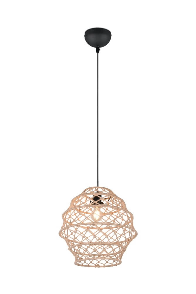 Rattan Pendelleuchte Hive Ø 38,5cm Trio 4017807637205