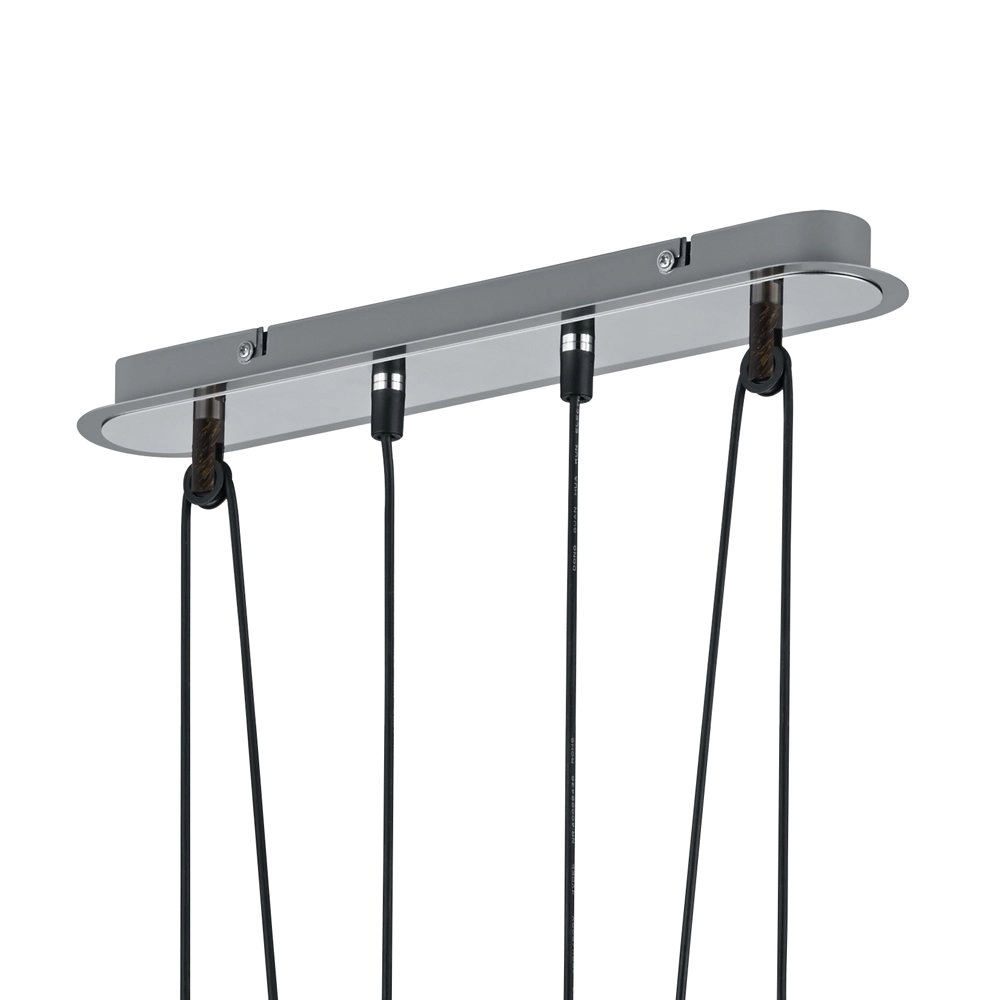 LED Hängelampe Levisto 3-Licht-Nickel Trio 4017807281750