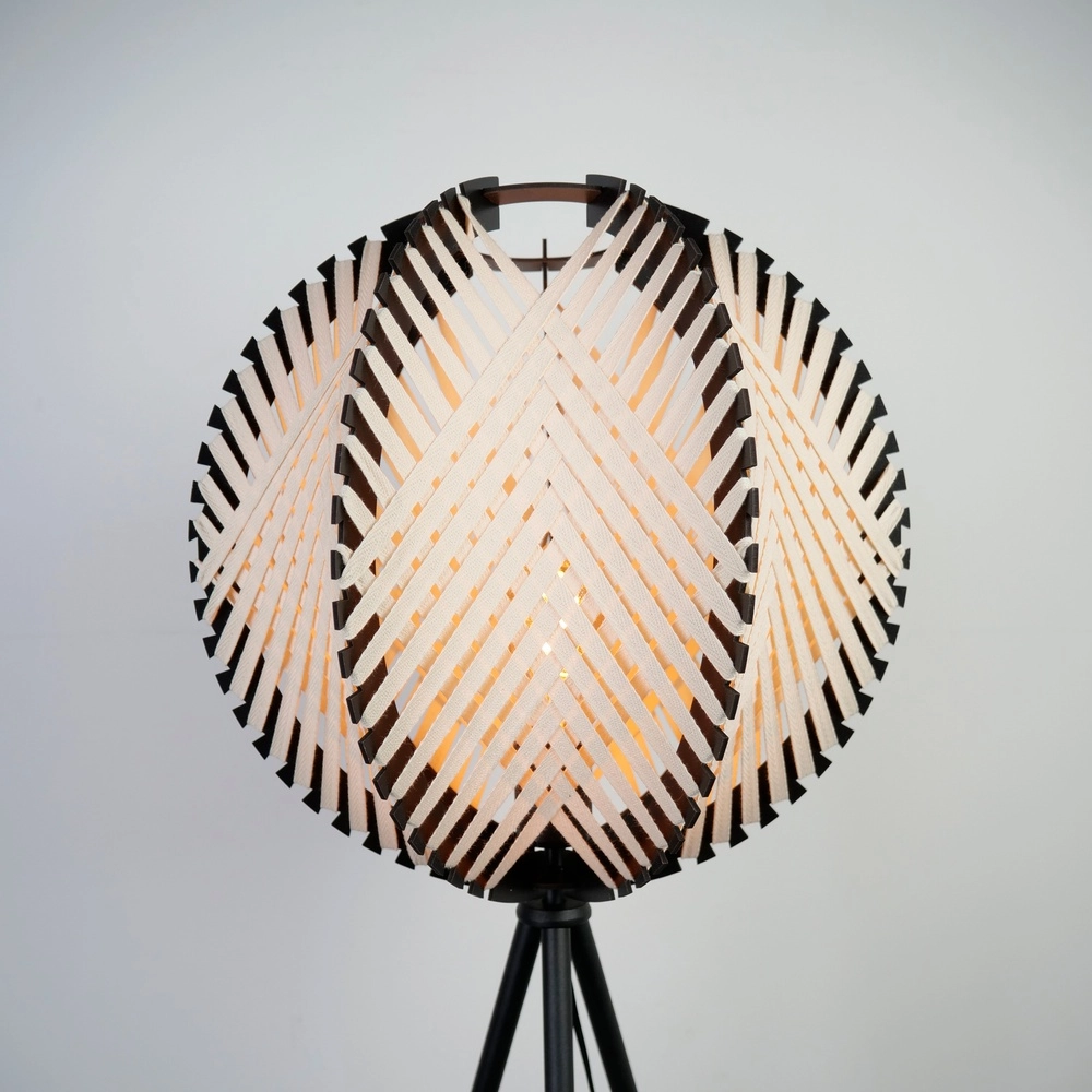 Stehlampe Waverton Schwarz mit cremefarbenem Textil Eglo 9002759440091