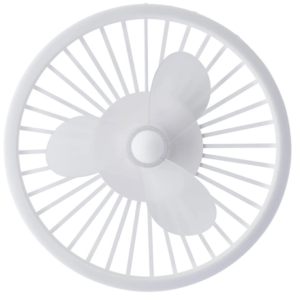 Drahtlampe Deckenventilator Capo weiß Brilliant 4004353453427