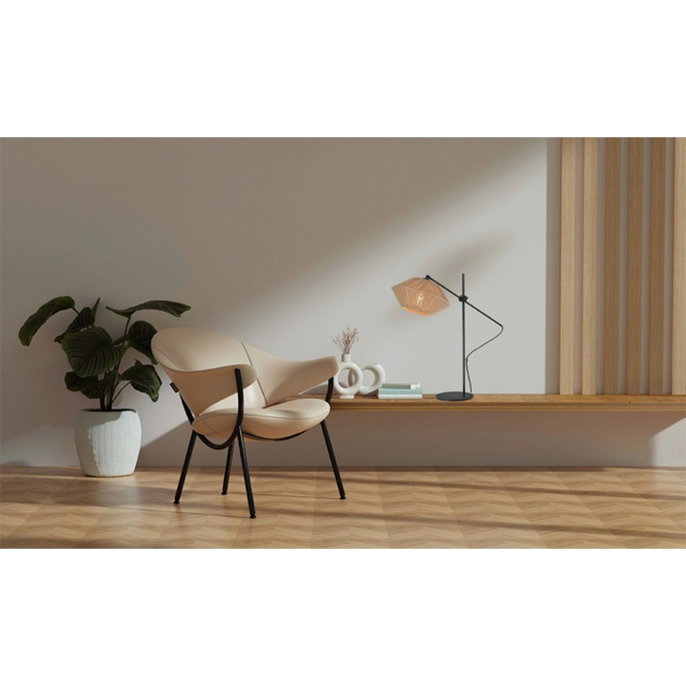 Verstellbare Tischlampe Bicono mit Seilkappe Ø 35 cm Masterlight 8718121352848