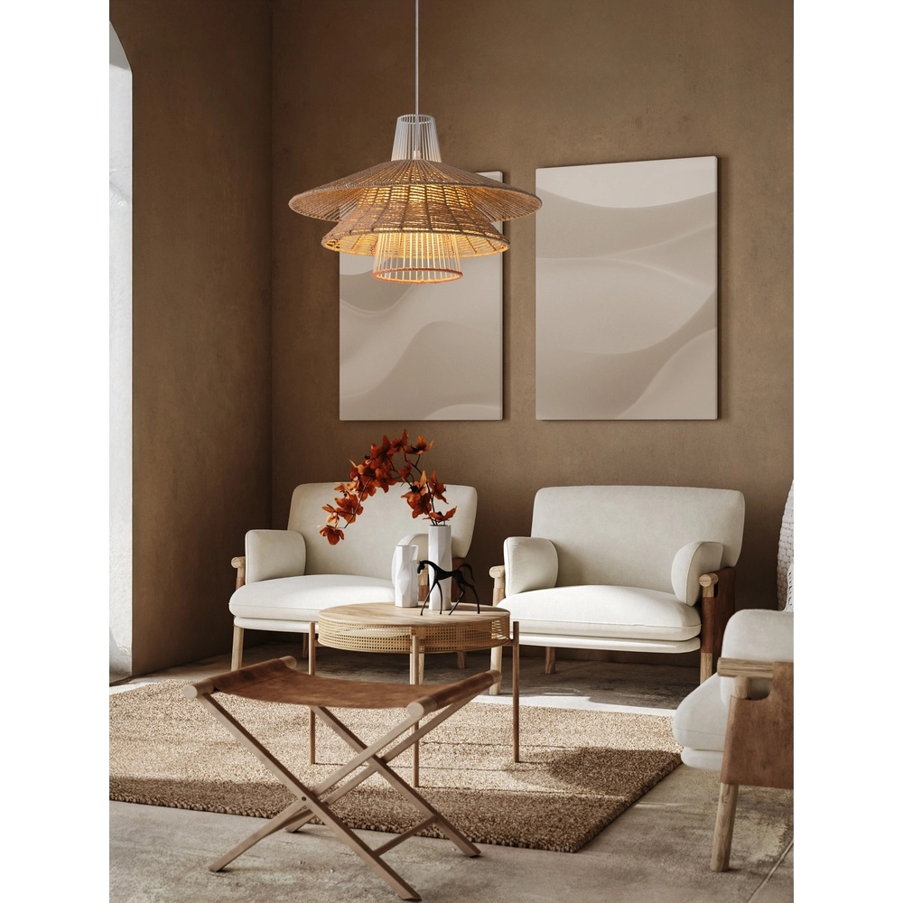 Rattan Pendelleuchte Kao Ø 50cm Lyora 5212017477279