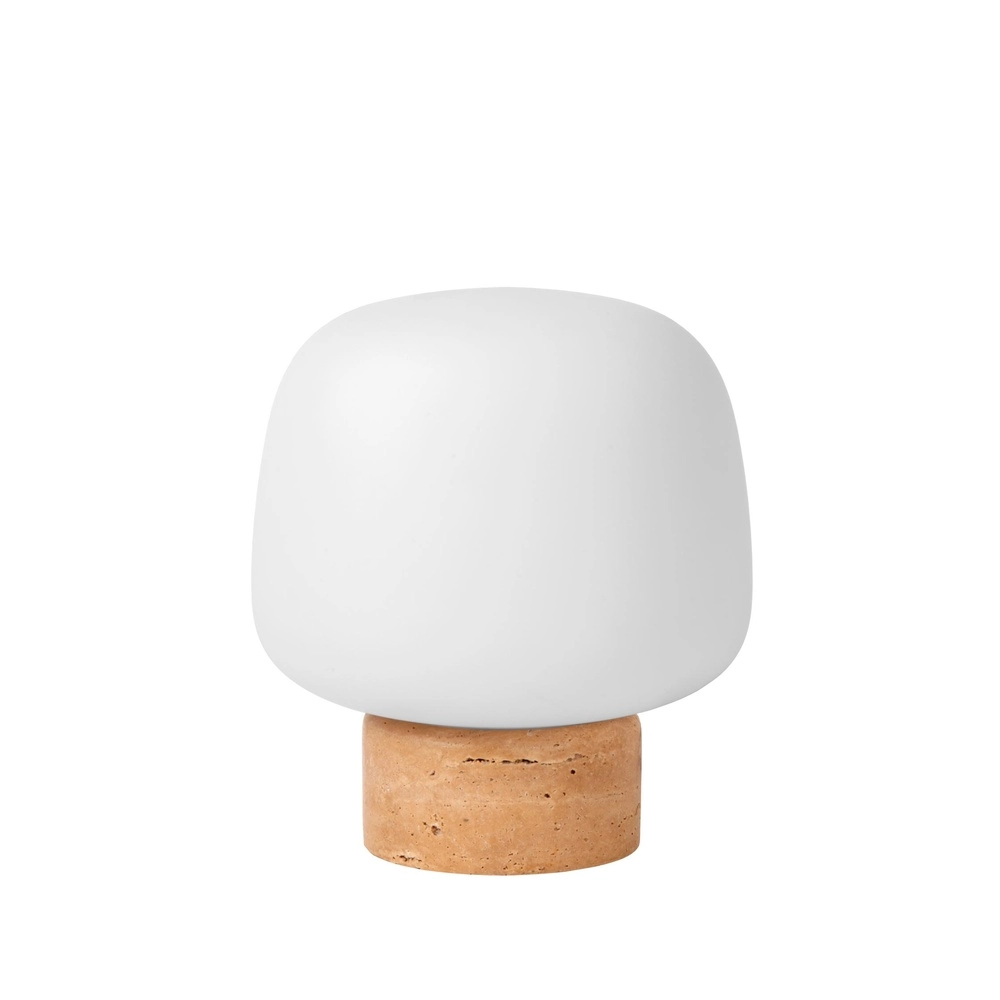 Japandi-Tischlampe Anston Opal