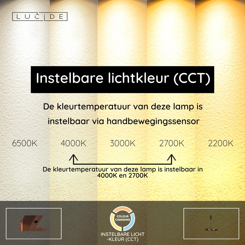 Elegante LED-Pendelleuchte Applause Kupferrot – Ø 60cm Premium by Lucide 5411212221834