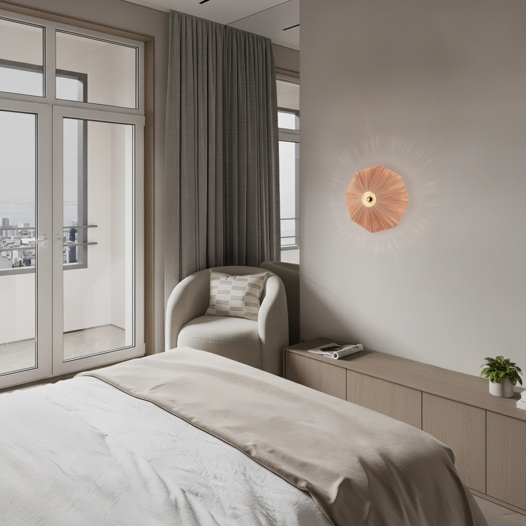 Wandlampe Elvio Terrakotta Ø 45 cm