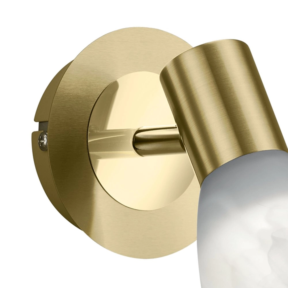 LED-Deckenstrahler Levisto Messingmatte Trio 4017807281644