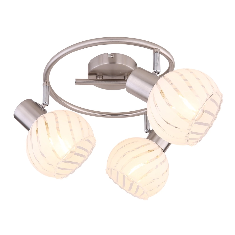 Deckenlampe Willy Nickel 3-Lights Globo 9007371409105