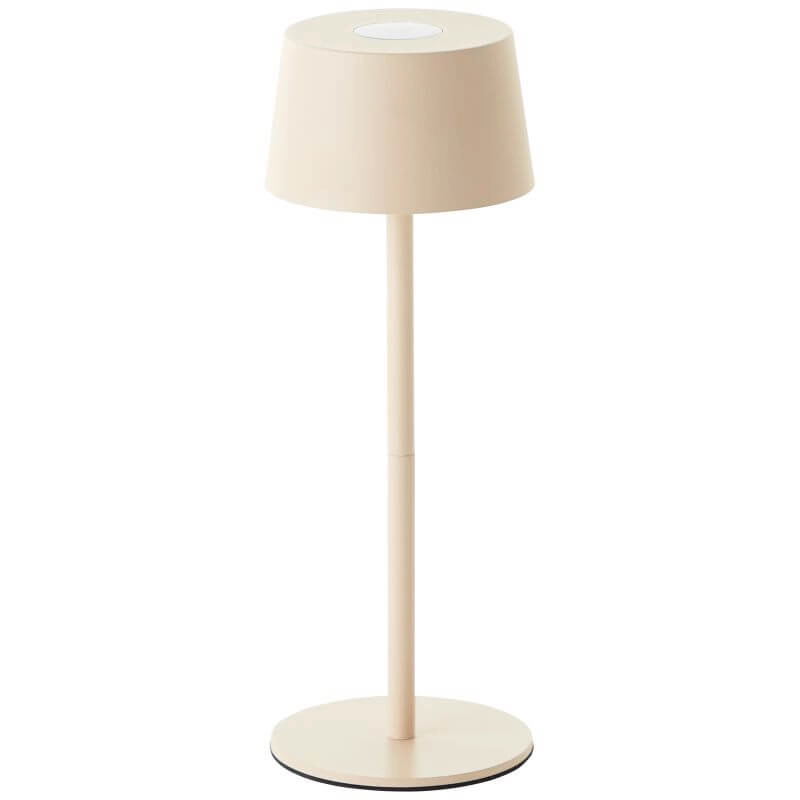 Wiederaufladbare Tischleuchte Jona beige