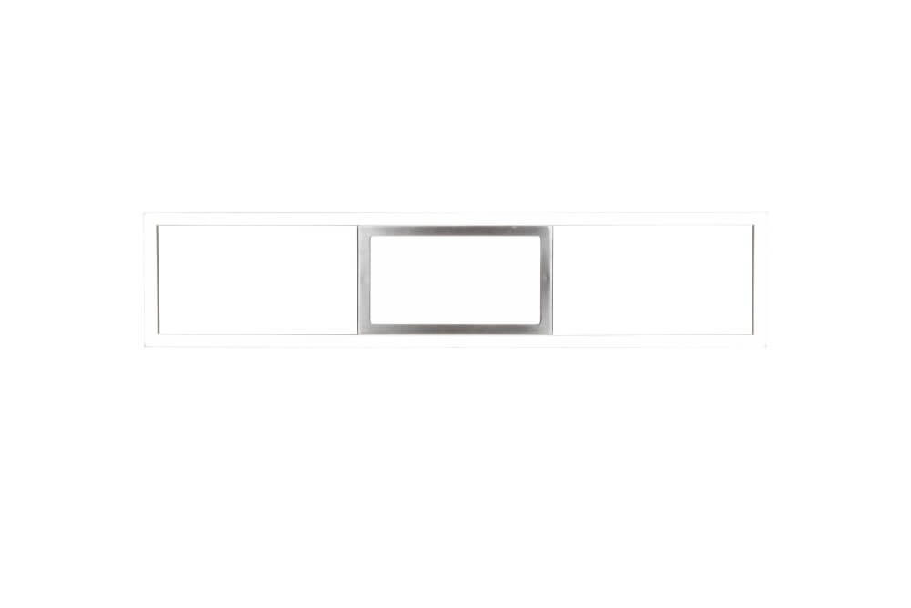 Edelstahl-LED-Deckenlampe Rigido Trio 4017807538830