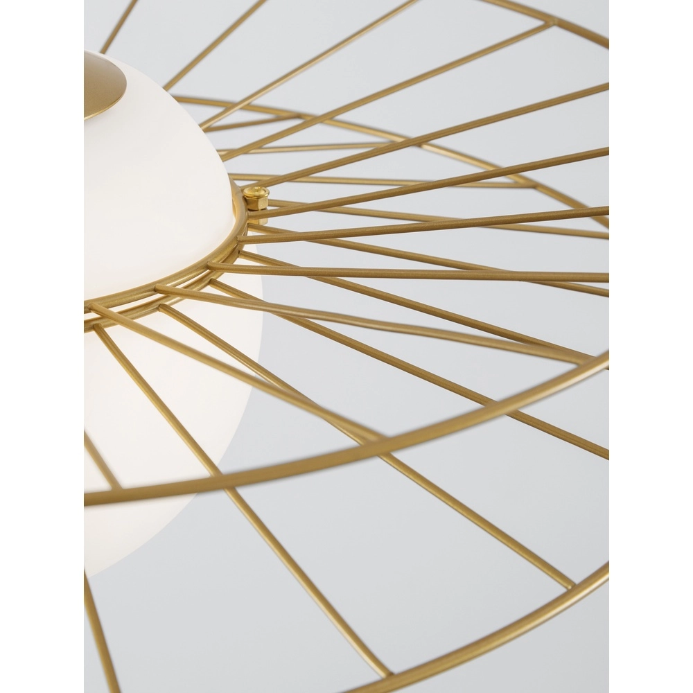 Goldene Pendelleuchte Ellery Ø 45cm Lyora 5212017435286
