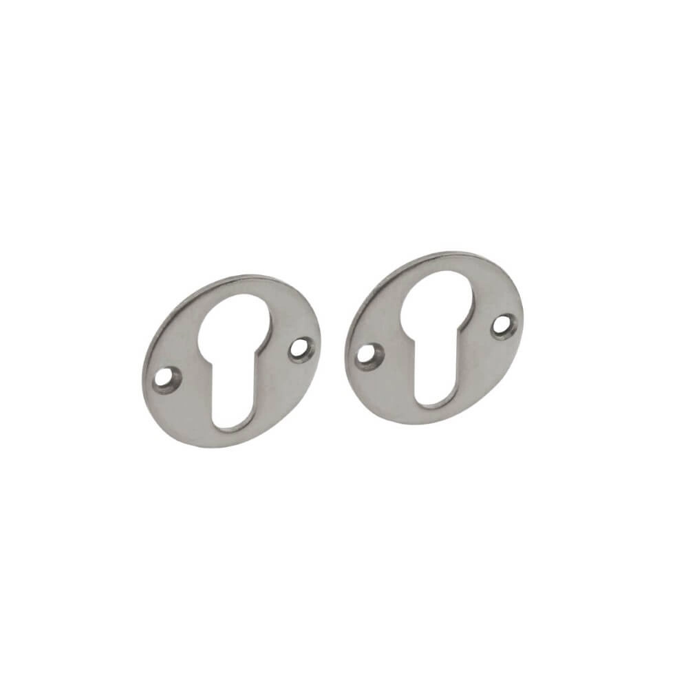 Set mit 2 Zylinder-Rosetten Tira runder Edelstahl 2mm Intersteel 8714186635452