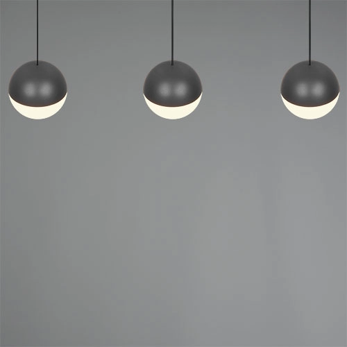 3-Licht Pendellampe Senta Anthrazit Trio 4017807697858