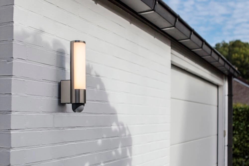 Wall lamp Leda Stainless steel design with sensor Lutec 6939412048406