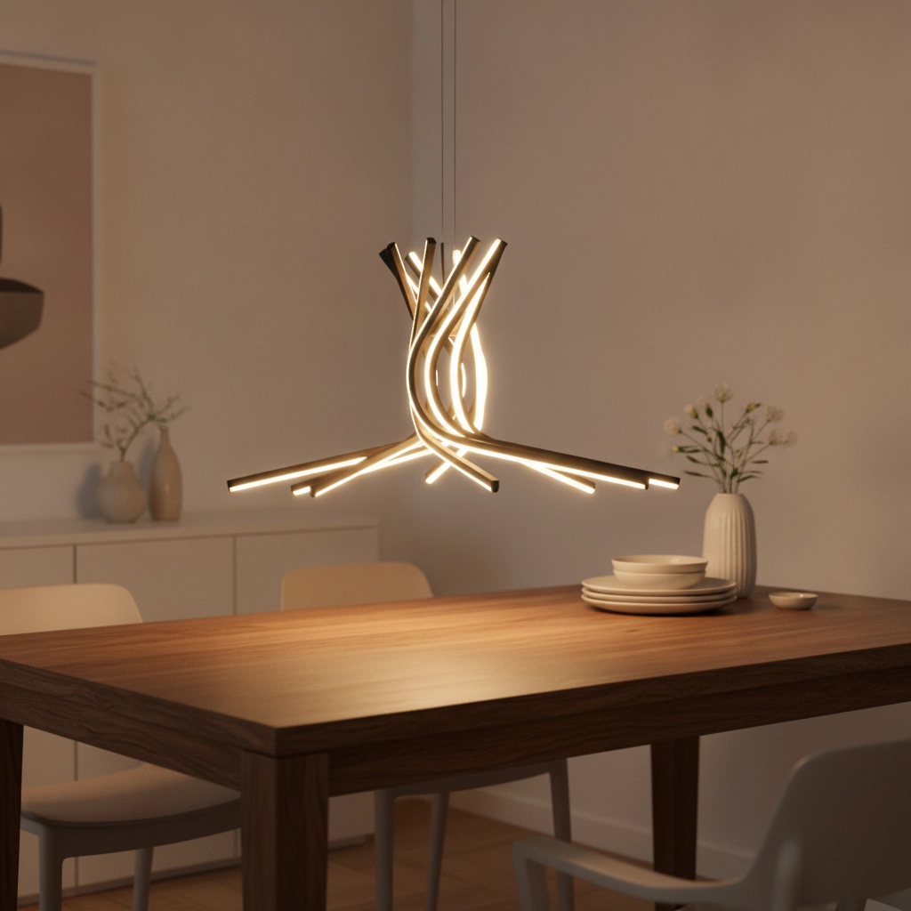 Design-Pendelleuchte Narvi M schwarz Ø 80cm