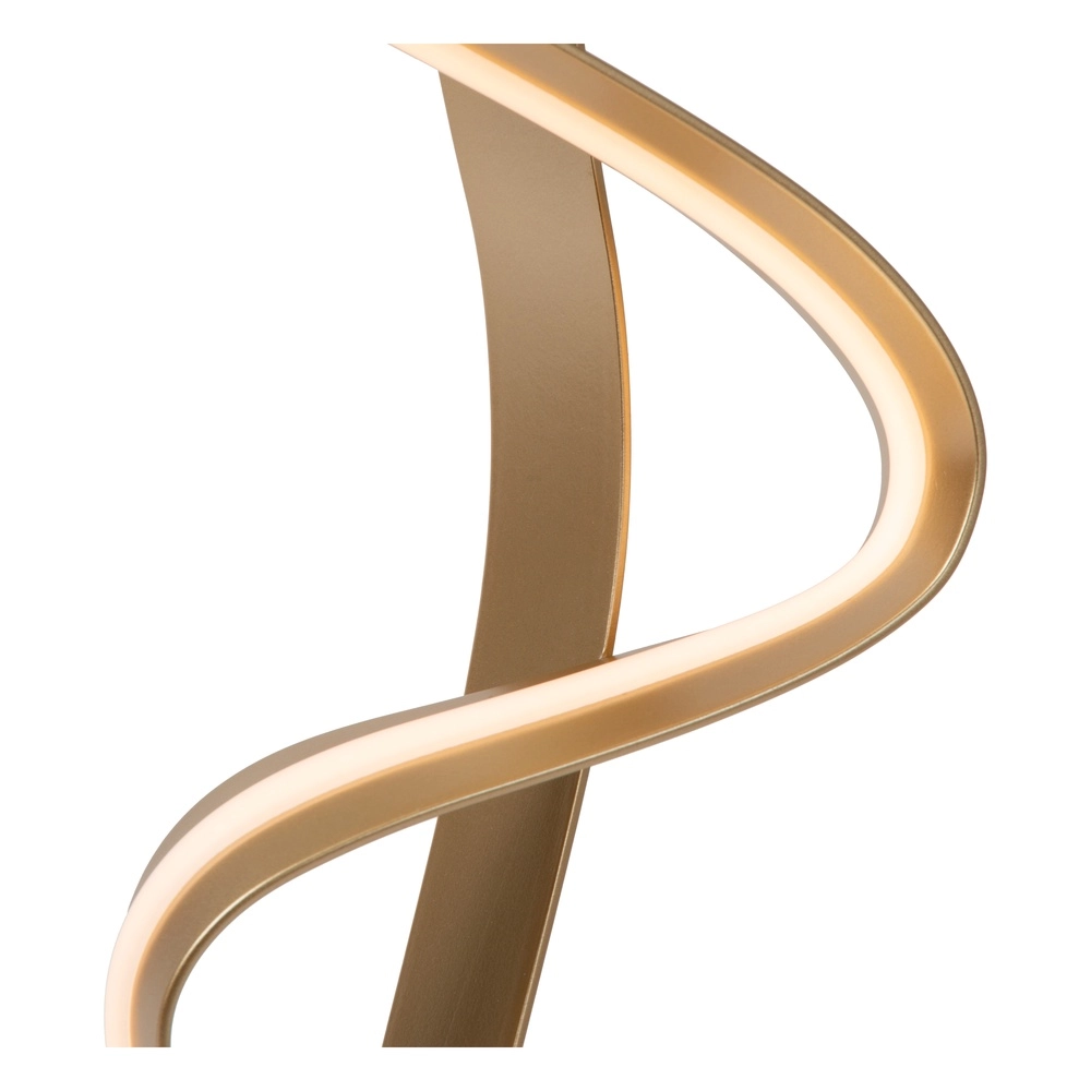 Tischlampe Lambada Curl Gold Premium by Lucide 5411212520876