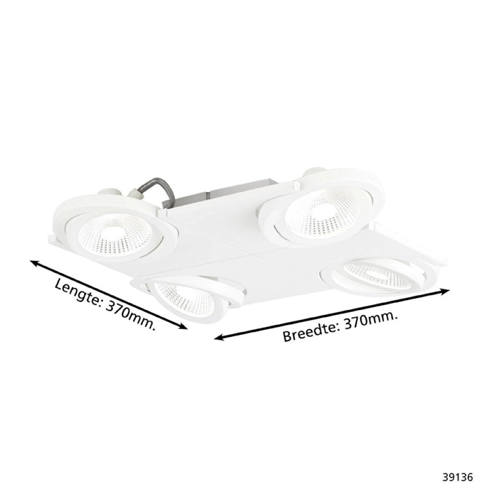 Strahler Brea 4-Licht weiß Stars of Light 9002759391362