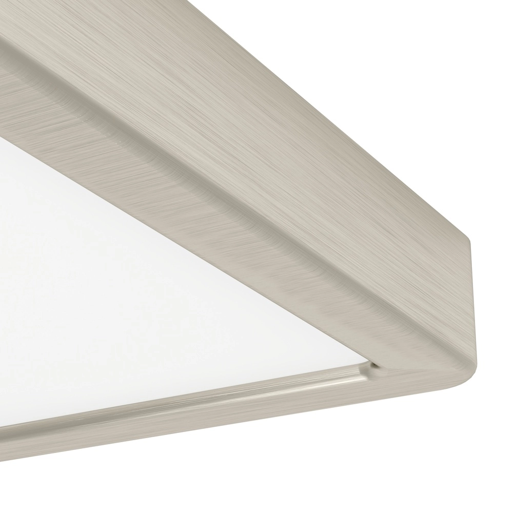 LED-Deckenlicht Fueva 6 Quadrat – Edelstahl – 15x15 cm Eglo 9008606330263