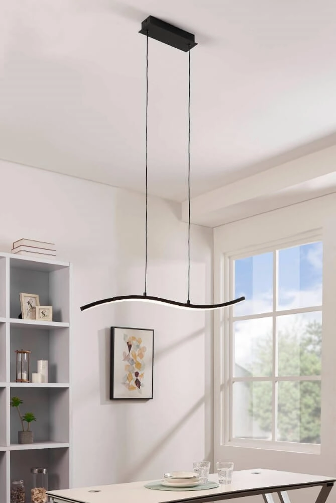 LED-Hängelampe Lejias Schwarz Eglo 9002759998028