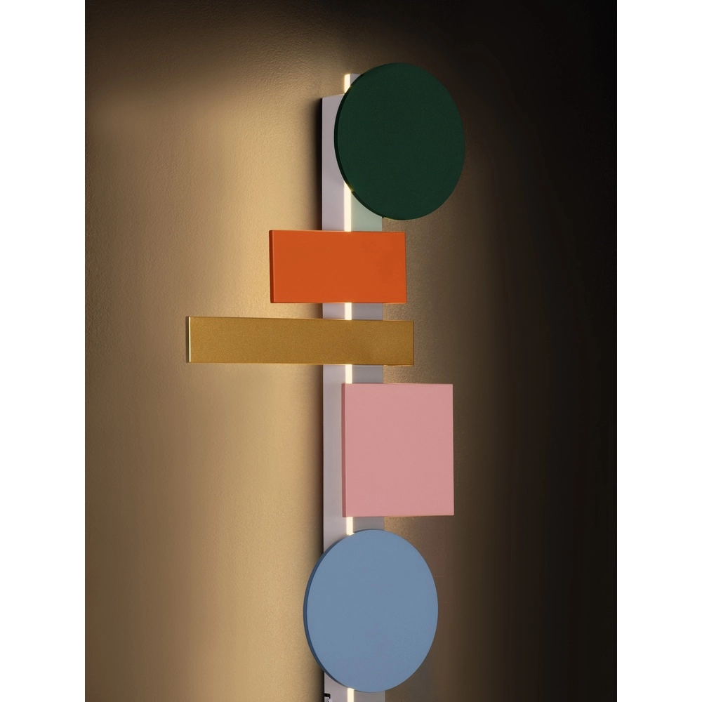 Fröhliche Wandleuchte Margot farbig 105cm Lyora 5212017479709