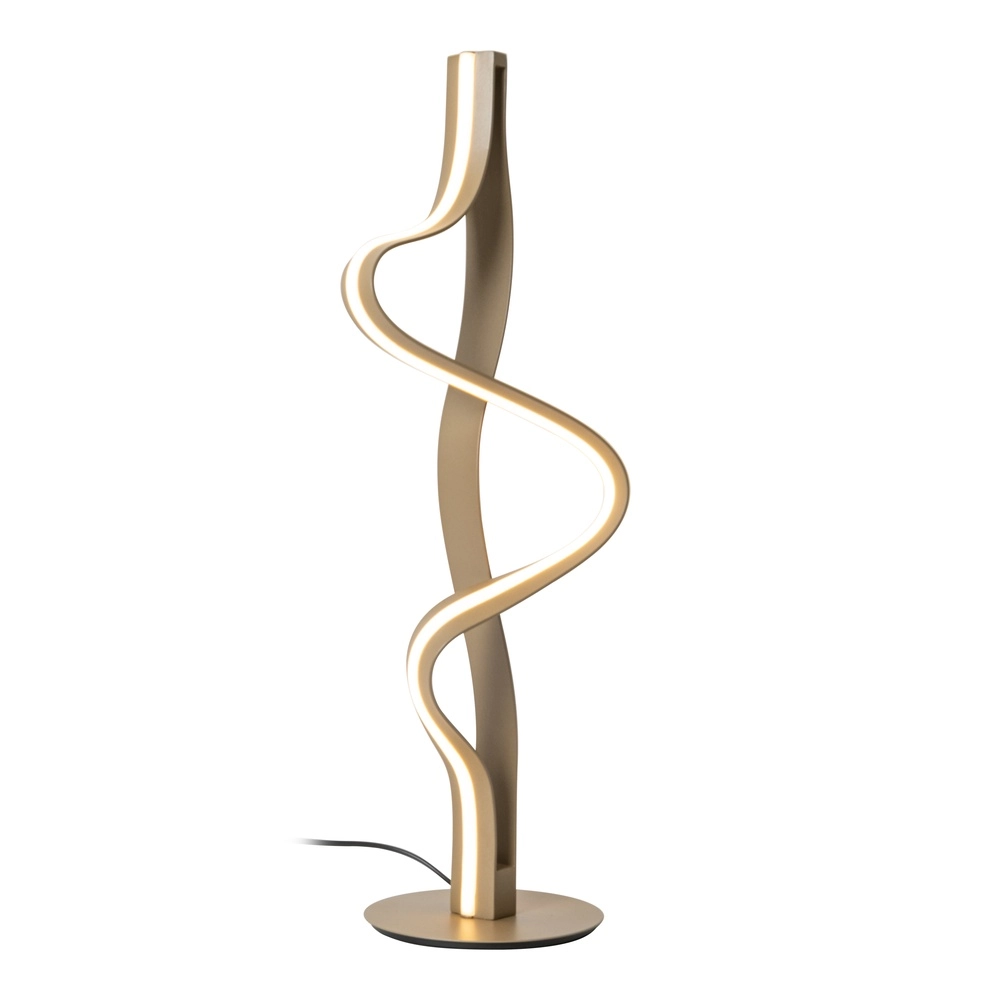 Tischlampe Lambada Champagner-Locke Premium by Lucide 5411212520920