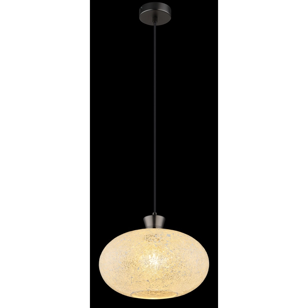 Einzelne Pendellampe Brokana Gunmetal Globo 9007371575466