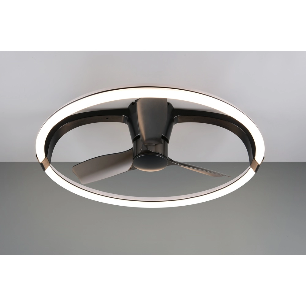 Smarthome-Lüfter Stockholm schwarze Ø 73,5 Tuya Trio 4017807693133