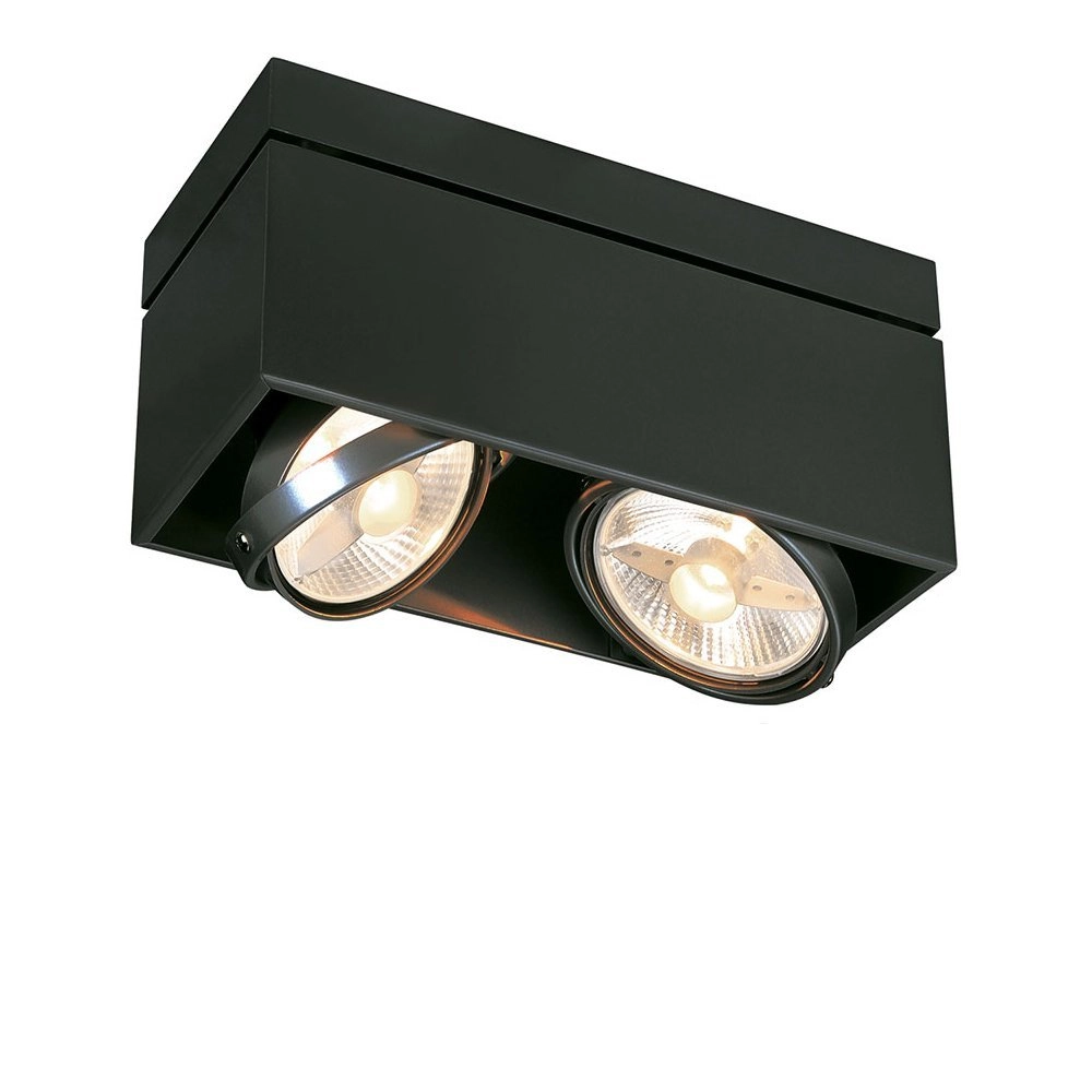 Deckenstrahler Kardamod  Square 2-flammig schwarz SLV 4024163149761