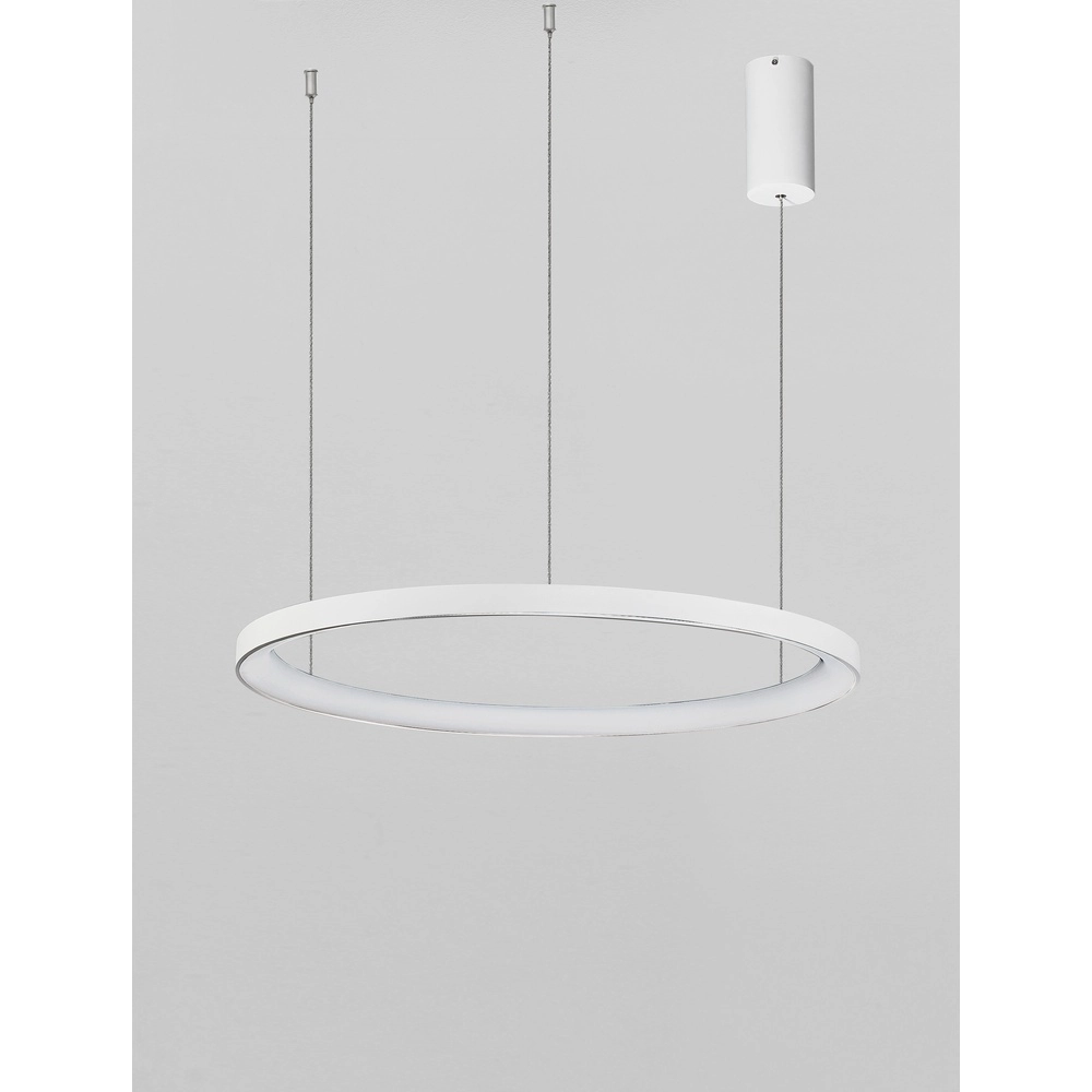 Design-Pendelleuchte Pertino weiß Ø 58cm 2700K Lyora 5212017446046