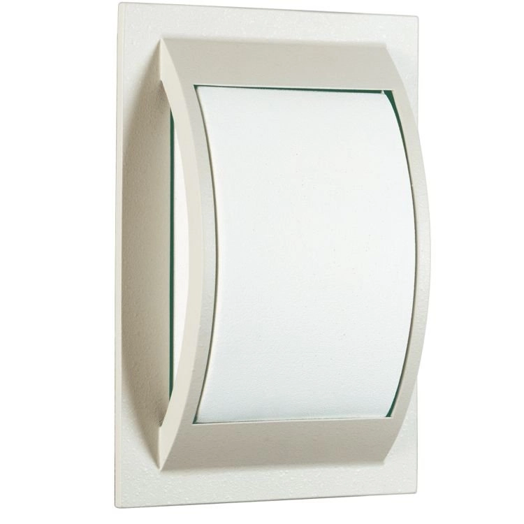 Außenlampe Pentangles Curved Weiß