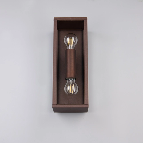 Moderne Wandlampe Garonne M rostbraun Trio 4017807687392