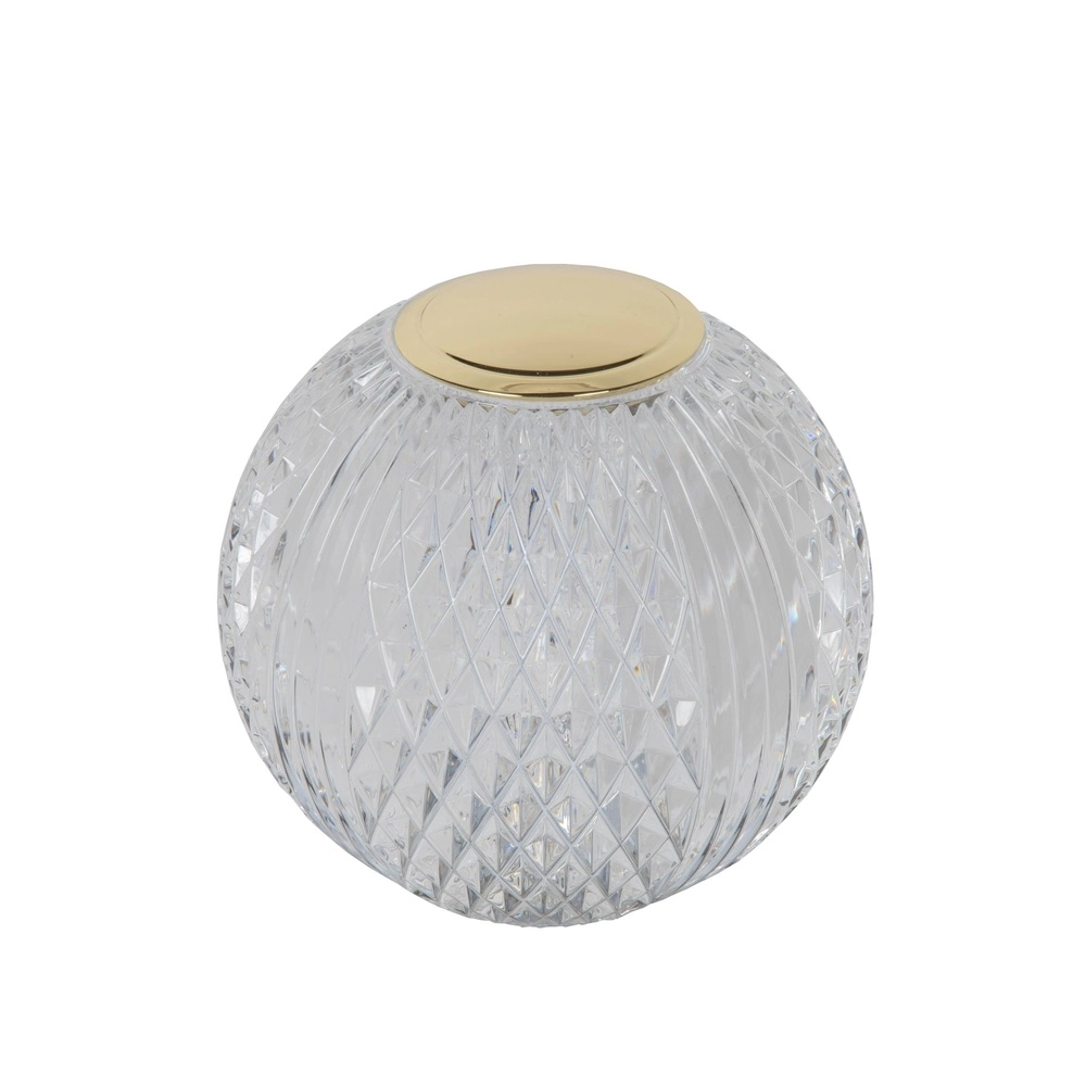 Goldene Tischlampe Cintra Wiederaufladbare Ø 9cm - 3000K