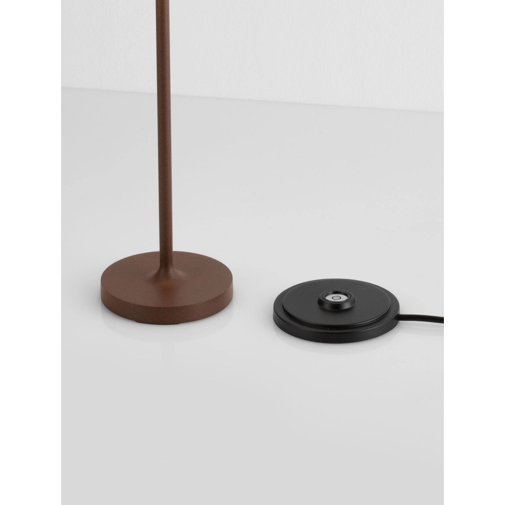 Tischlampe Petit Rostbraun wiederaufladbar Lyora 5212017450784