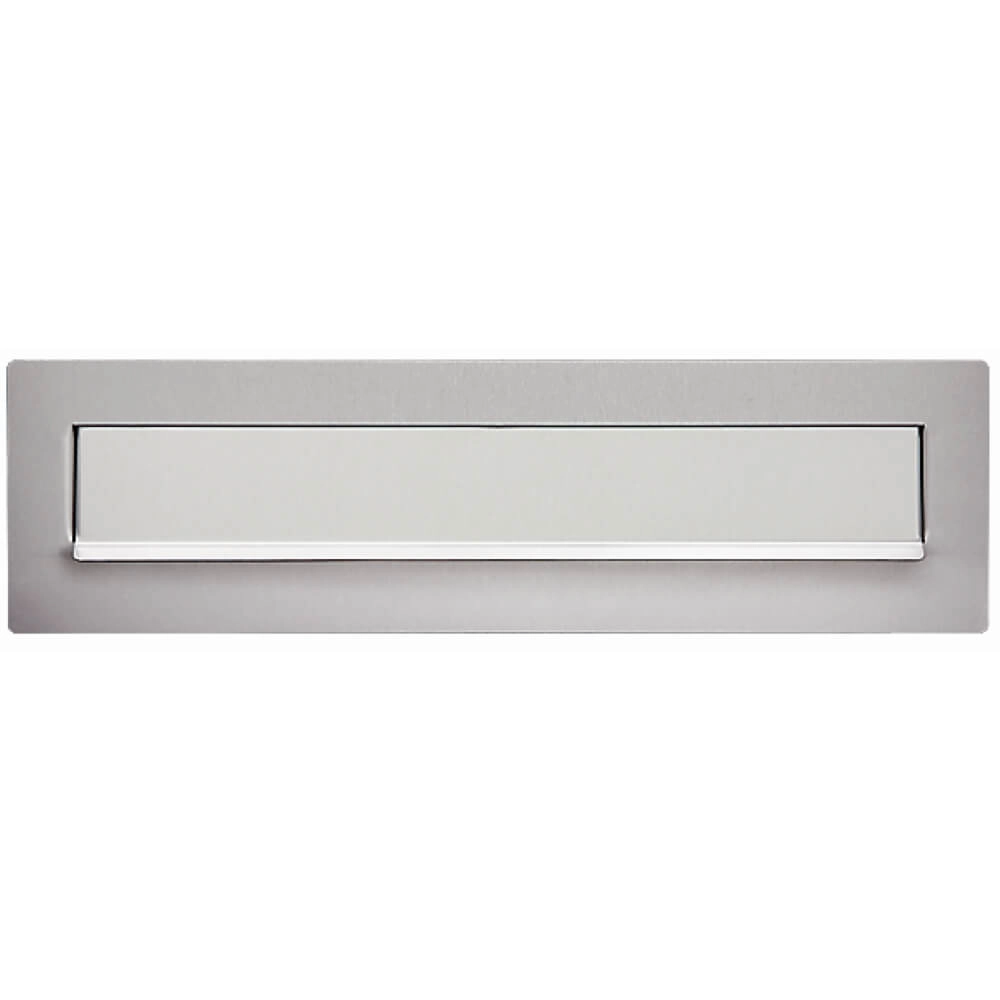 Eingebauter Briefkasten L330 Edelstahl
