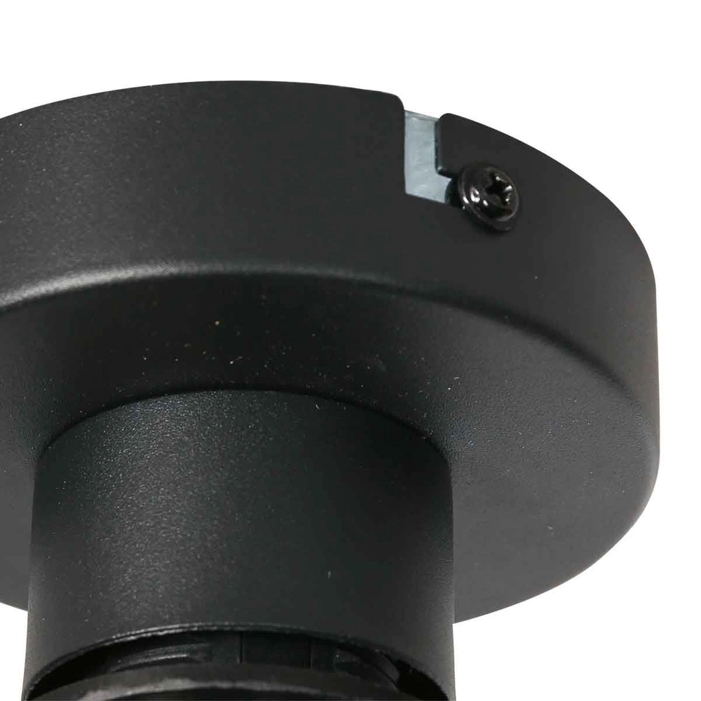 Deckenlampe Bloeba schwarz mit Braunglas Steinhauer 8712746179170