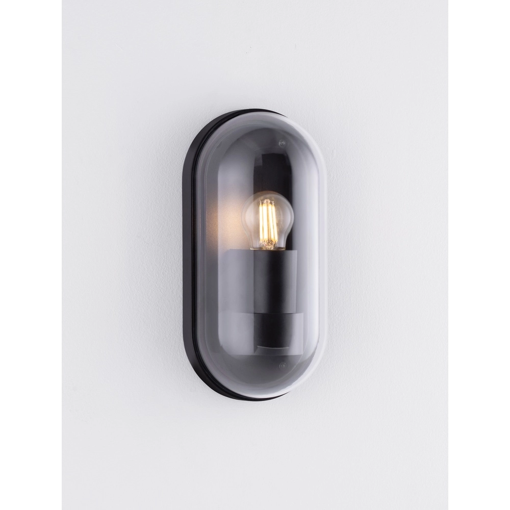 Ovale Wandleuchte Amel Klassisches Anthrazit Lyora 5212017449382