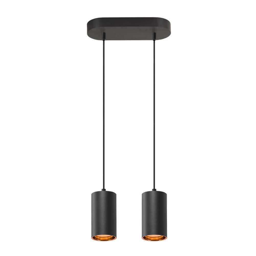 Pendelleuchte Asto Tube schwarz 2x GU10 SLV 4024163266079
